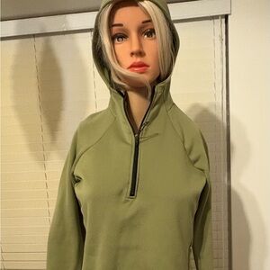 Mountain Hardwear Olive Green Fleece Pullover